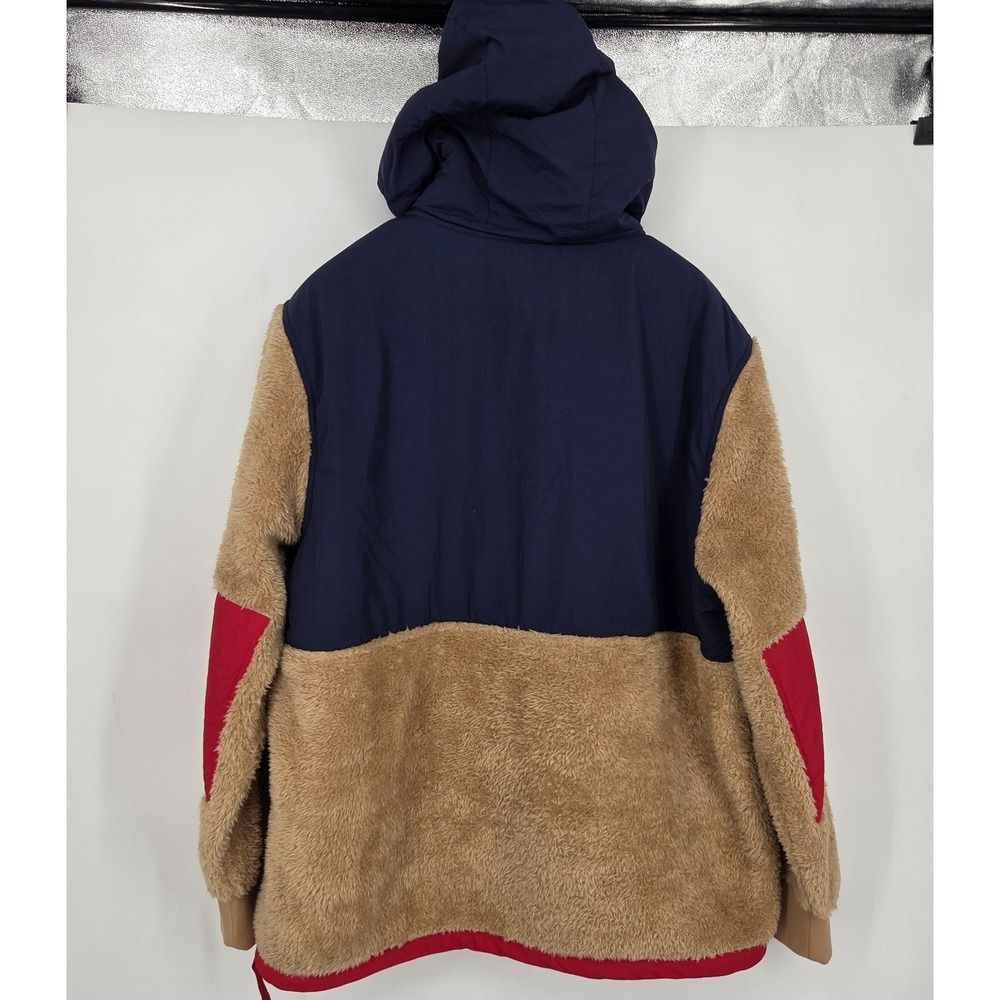 Polo Ralph Lauren Pile Fleece ColorBlock Hybrid 1/2 Zip Jacket Men's XXL Hooded - Picture 3 of 10
